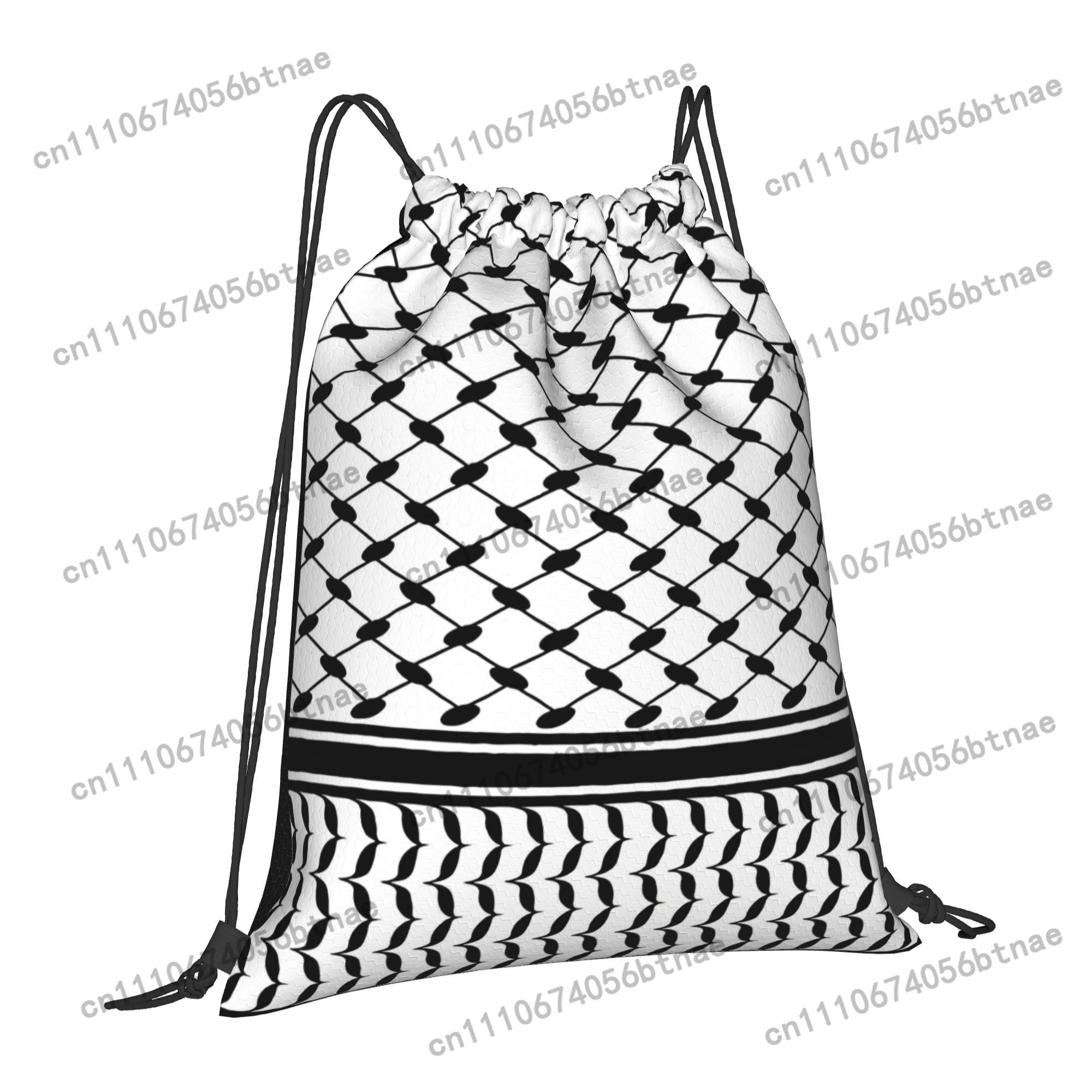 Kufiya Middle Eatern Pattern D - Drawstring Gym Bag review and price