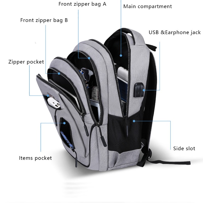 Large Capacity Backpack Men La - Laptop Backpack 15.6 review and price