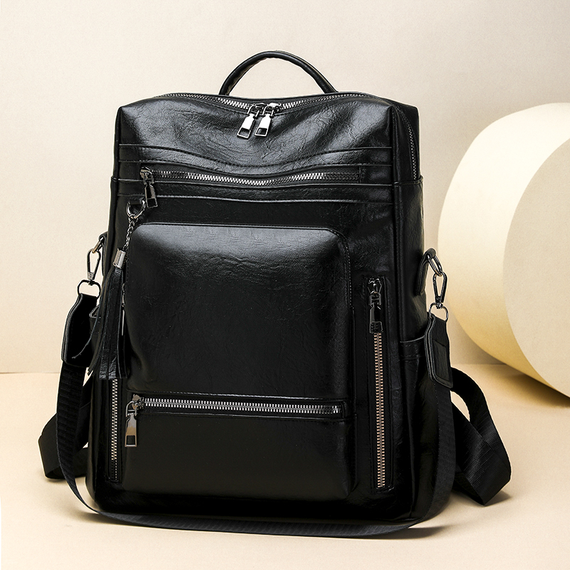 Vintage Leather Look Backpack  - Leather Backpack Vintage review and price