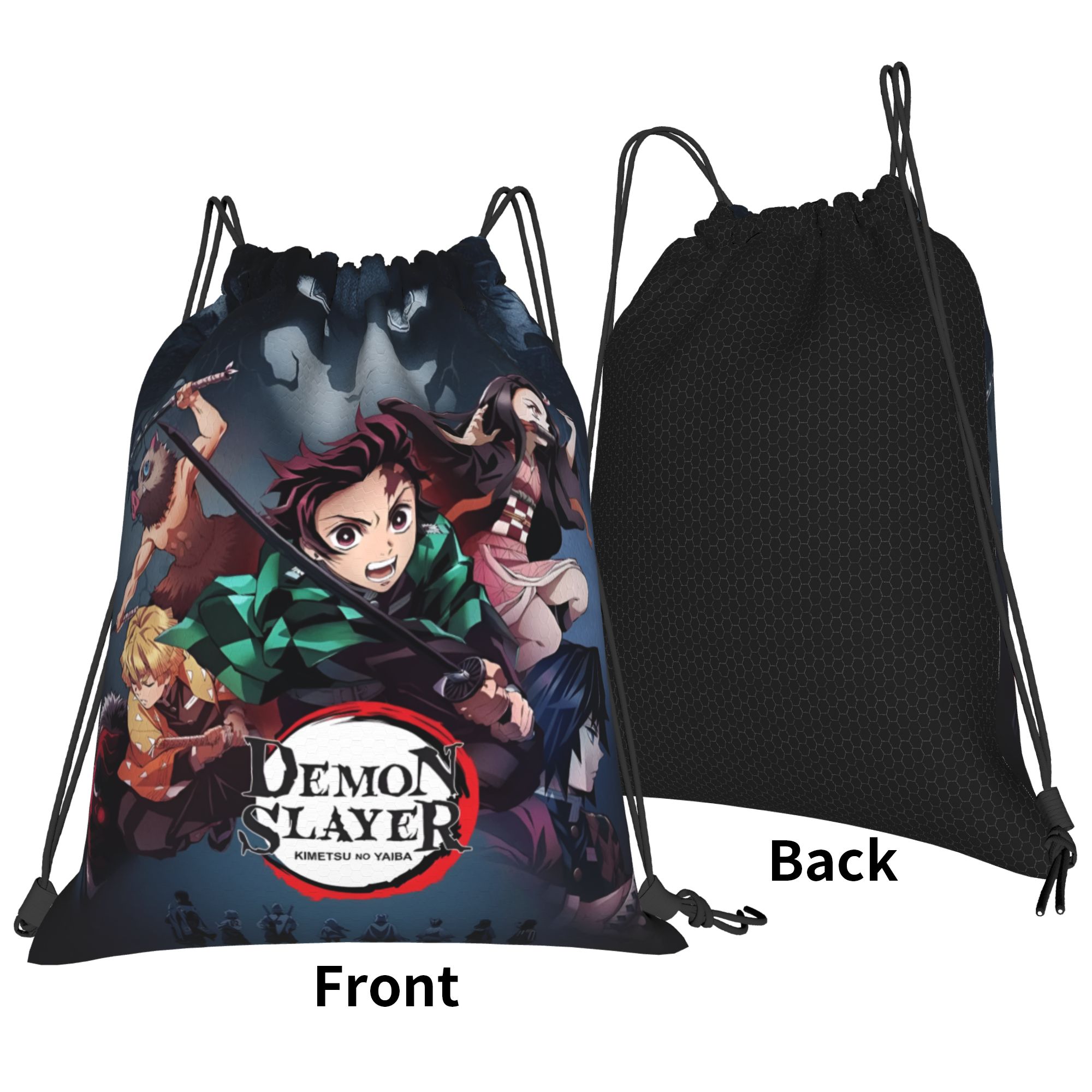 Custom D-Demons Slayers Drawst - Drawstring Gym Bag review and price