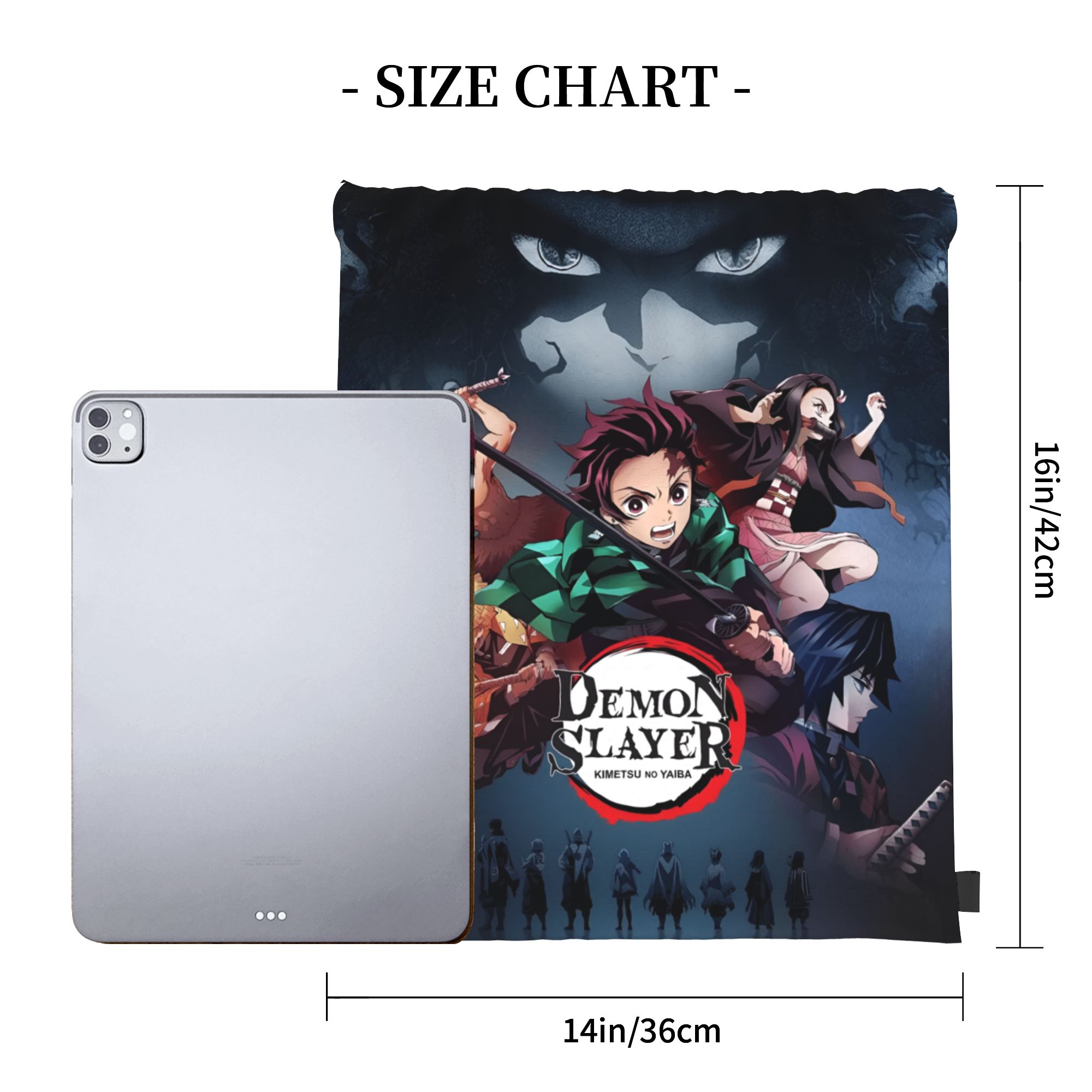 Custom D-Demons Slayers Drawst - Drawstring Gym Bag review and price
